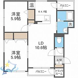 札幌市電2系統 西線9条旭山公園通駅 徒歩7分 4階/-