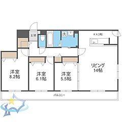 物件の間取り