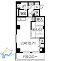 レジデンスカープ札幌11階7.7万円