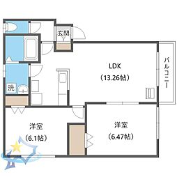 JR函館本線 琴似駅 徒歩5分 2階/-