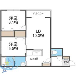 札幌市営東西線 西18丁目駅 徒歩10分