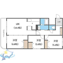 札幌市営東西線 琴似駅 徒歩15分 2階/-