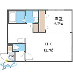 札幌市電2系統 西線11条駅 徒歩2分 3階/-