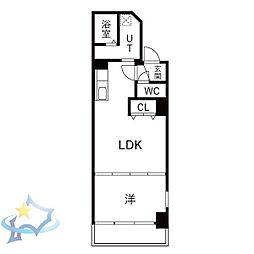 MulberryGarden512 1LDKの間取図画像