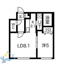 札幌市営東西線 宮の沢駅 徒歩12分 4階/-
