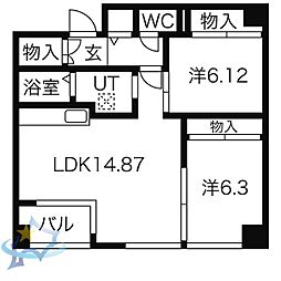 札幌市電2系統 石山通駅 徒歩1分