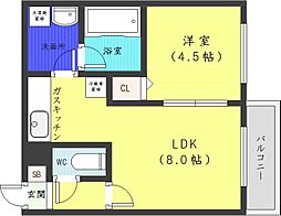 札幌市営東西線 琴似駅 徒歩2分 4階/-