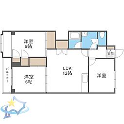 札幌市営東西線 西18丁目駅 徒歩16分 2階/-