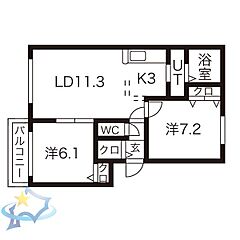 物件の間取り