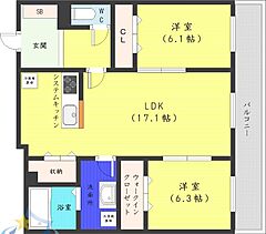 物件の間取り