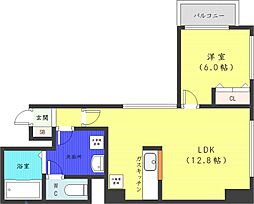 アリスマナーB.L.D 1LDKの間取図画像