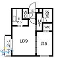 アルファ中島公園4階5.1万円