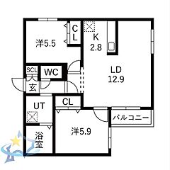 物件の間取り