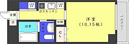 TEADA北4条 1Kの間取図画像