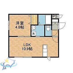 Rmaison 1LDKの間取図画像
