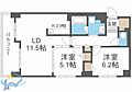 RESIDIAKITA-SANJO3階11.6万円