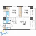 モデナ円山2階9.6万円