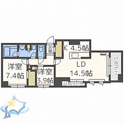 札幌市営南北線 大通駅 徒歩2分 12階/-