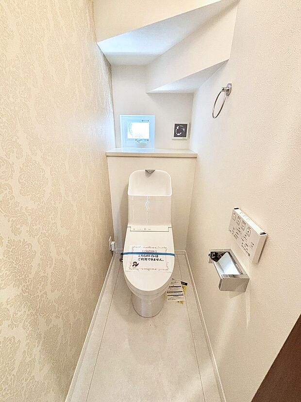 トイレは1階と2階それぞれに配置されていてとても便利です。