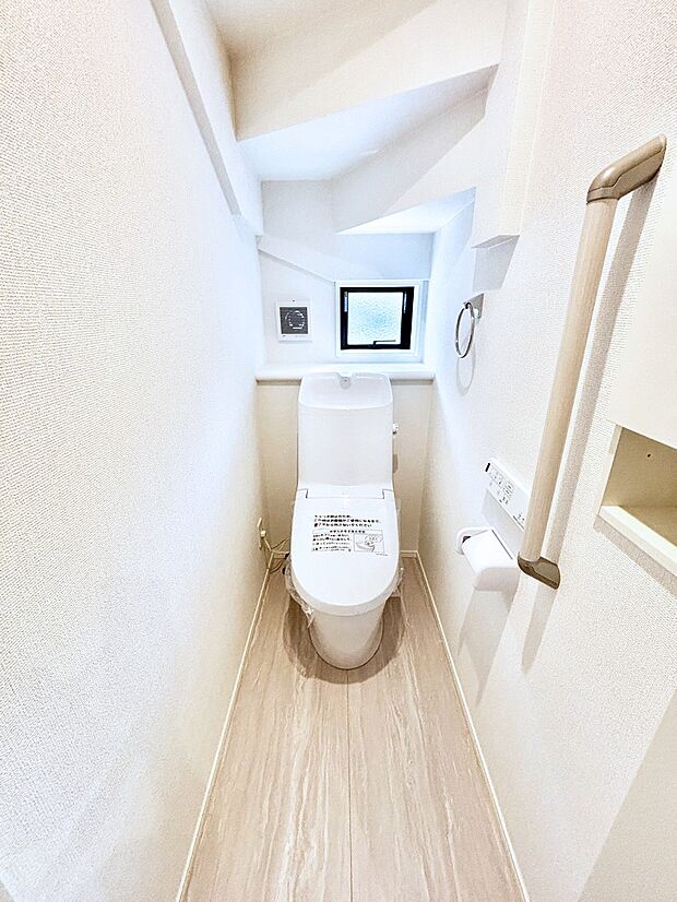ウォシュレット付きトイレが1階と2階それぞれに配置されていてとても便利です。