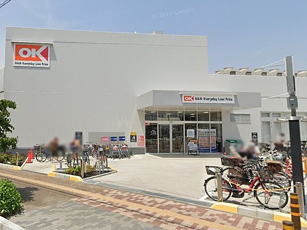 スーパー 700m オーケー 新座石神店