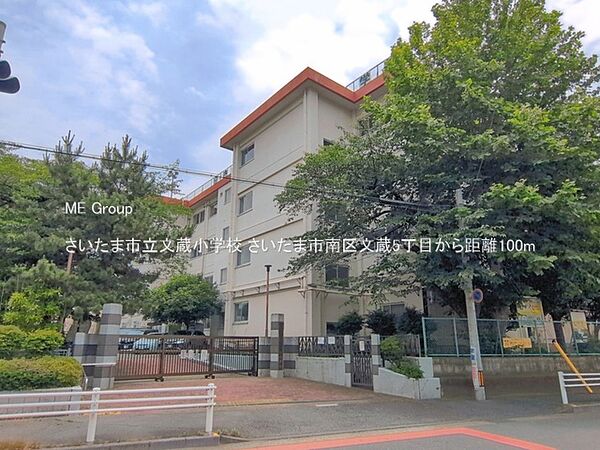 小学校 100m さいたま市立文蔵小学校