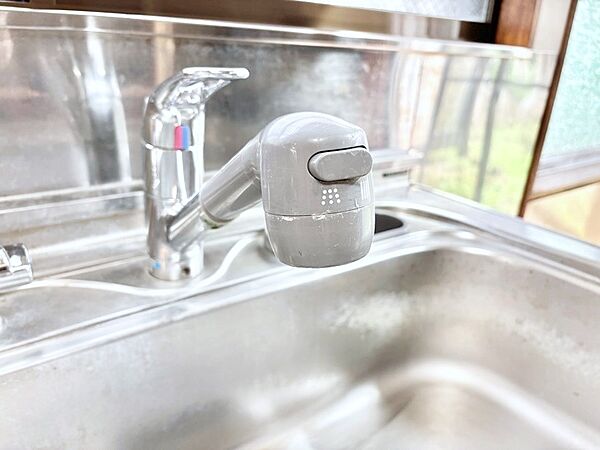 いつでも清潔なおいしいお水を。一つの水栓で水道水と浄水を使い分け。