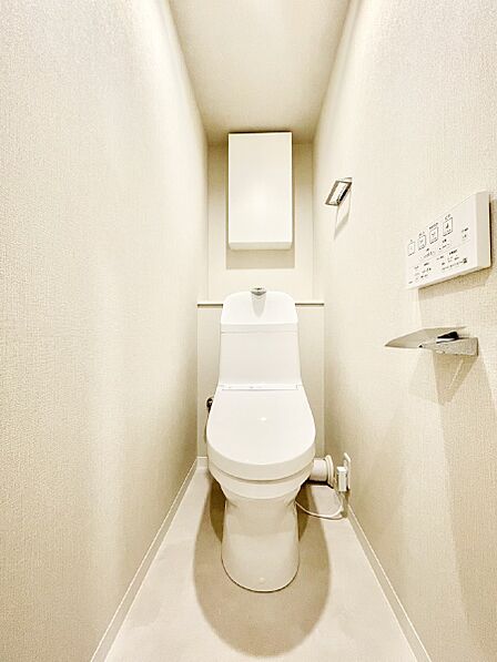 清潔感のある白を基調とした落ち着ける空間