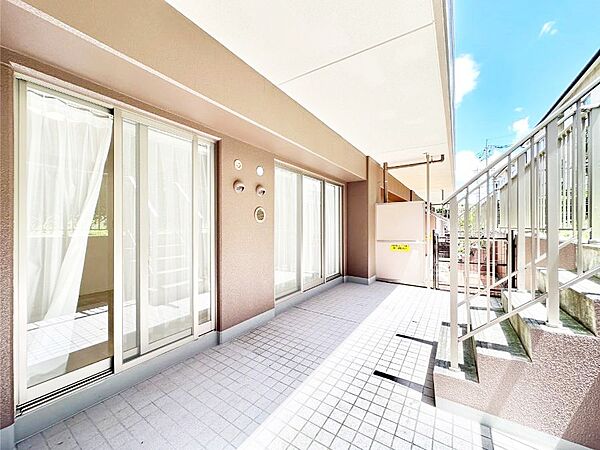 開放感あるテラス