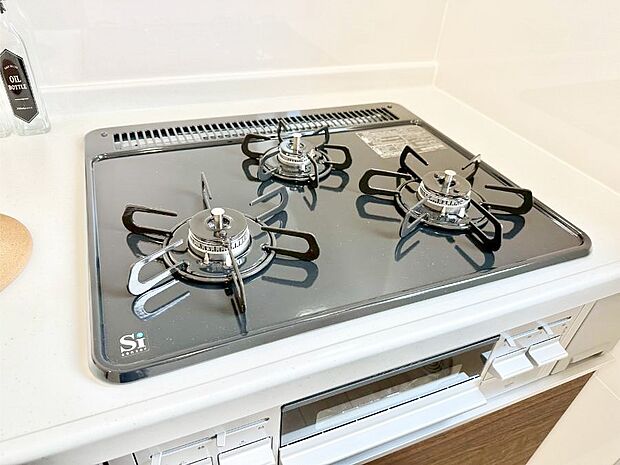 三口ガスコンロでお料理が一気にはかどりそう