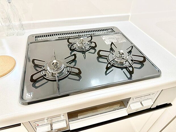 三口ガスコンロでお料理が一気にはかどりそう