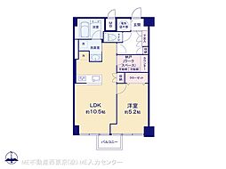 日興パレス高田馬場 1LDKの間取図画像