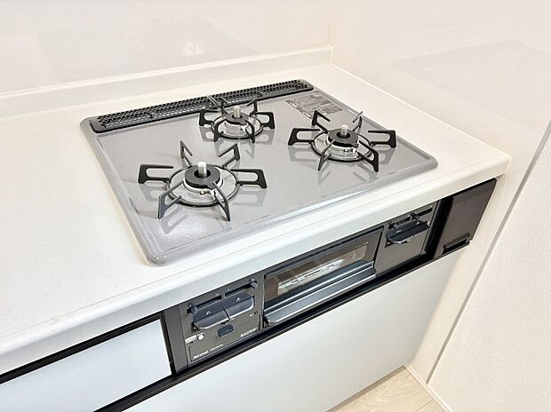 三口ガスコンロでお料理が一気にはかどりそう