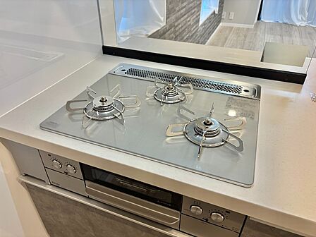 三口ガスコンロでお料理が一気にはかどりそう