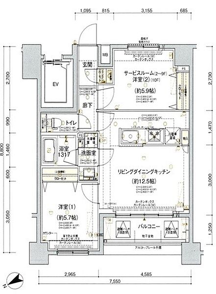 間取り：311002459396