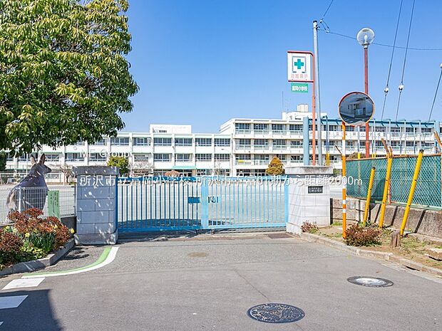 小学校 2000m 所沢市立富岡小学校