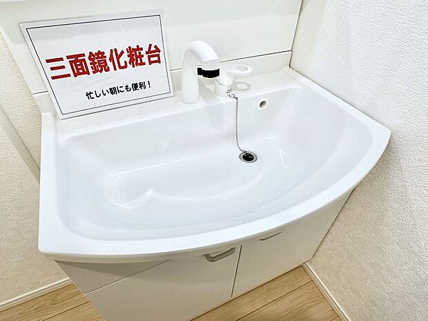 ハンドシャワー付き!使いやすい洗面台。