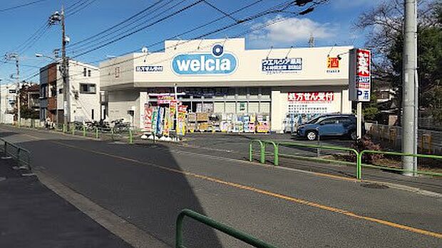 ドラッグストア 800m ウエルシア練馬向山店
