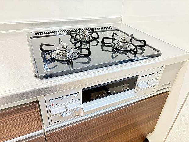 三口ガスコンロでお料理が一気にはかどりそう