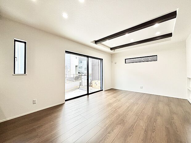 住む方の個性が引き出される、インテリアを考えるのが楽しみなリビングです！   