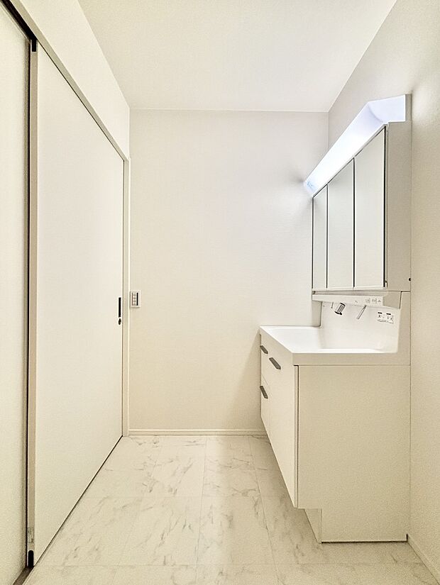 清潔感のあるランドリースペース