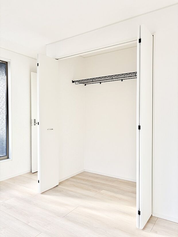 収納力あるクローゼット