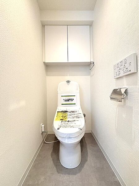 清潔感のあるトイレ。