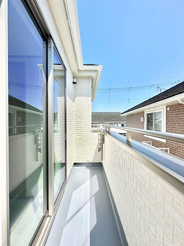 風通しの良いバルコニー