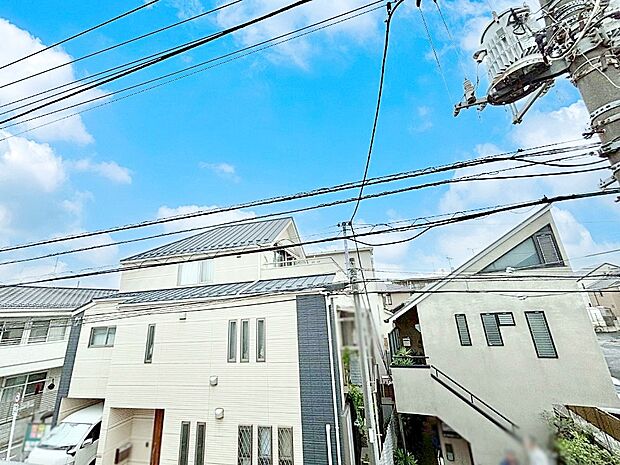 バルコニーからの眺望です