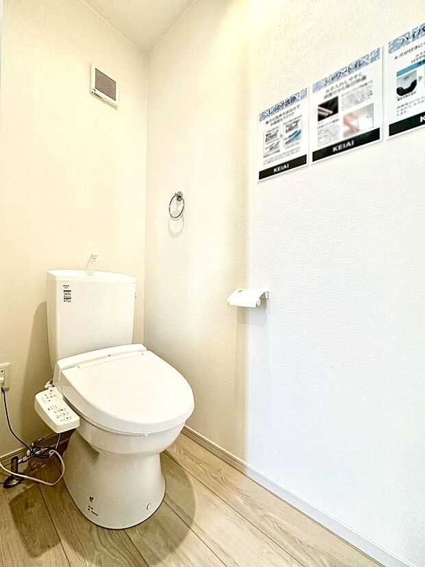 トイレは1階と2階それぞれに配置されていてとても便利です。 