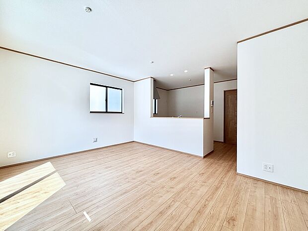 どこにいても家族のつながりを感じられるコミュニケーションリビング。