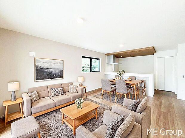 落ち着いた雰囲気のＬＤＫは家族みんなの快適空間※家具はCGです