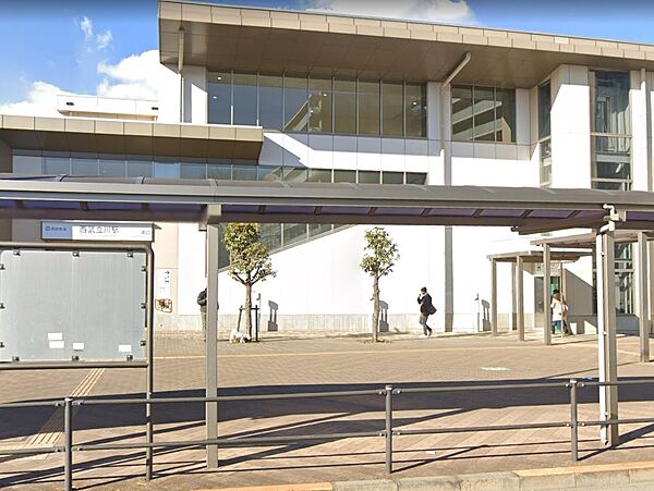 駅 2500m 西武立川駅