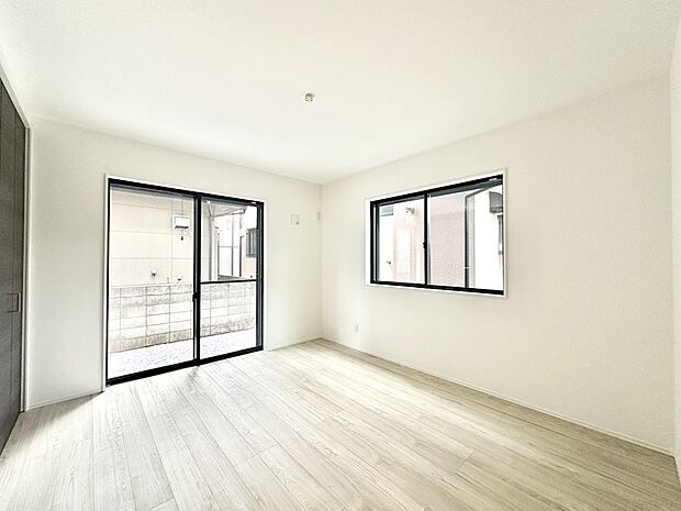 2面採光で明るさ&風通し良好!